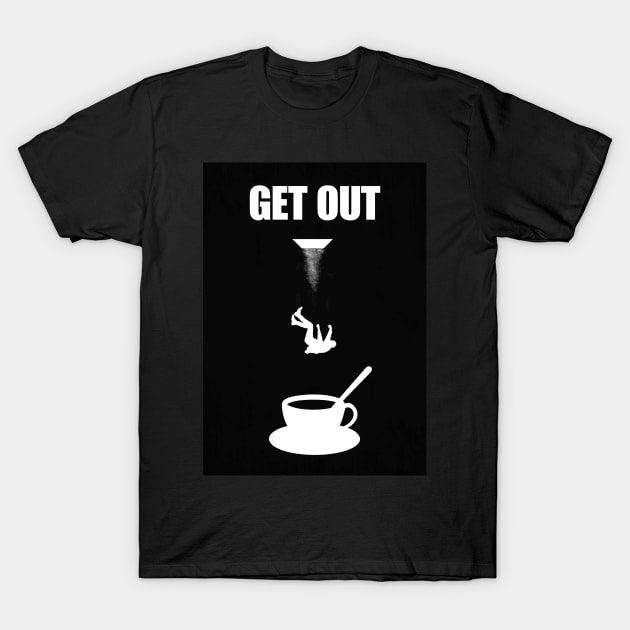 Get Out - Minimal Movie Horror Fanart Alternative T-Shirt by HDMI2K